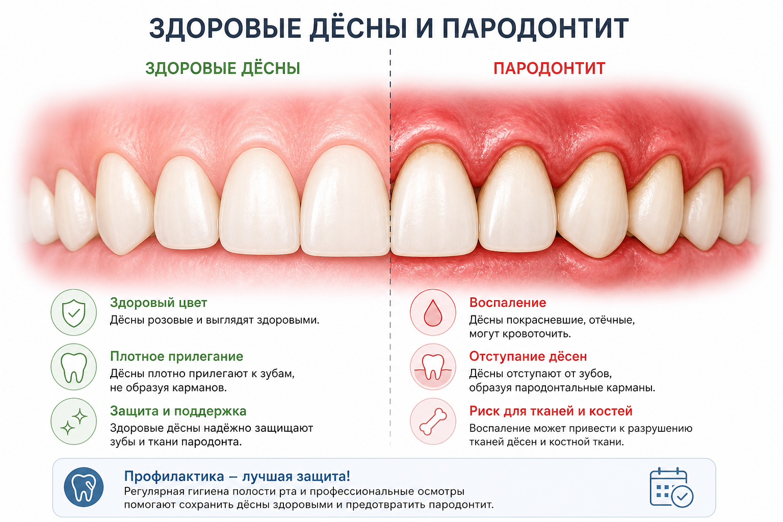 симптомы пародонтита