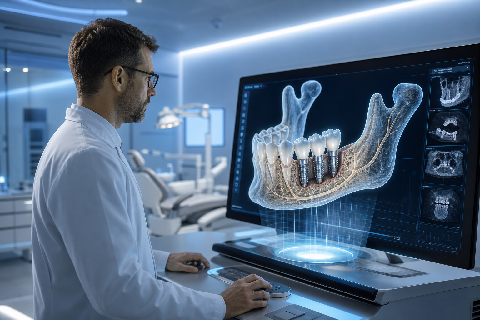 Новые технологии в имплантологии: цифровое планирование, 3D-печать и ИИ-решения